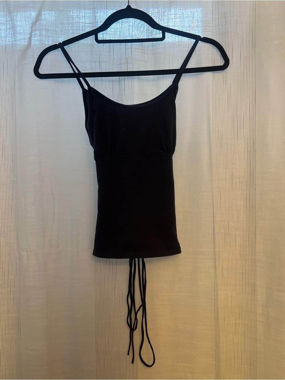 Brandy Melville navy corset tie-top! Can cinch waist prettily, not backless